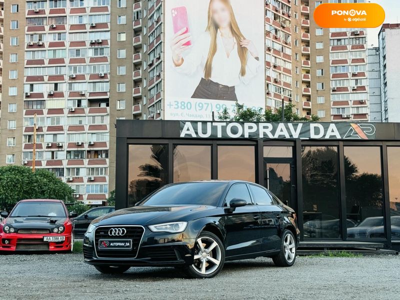 Audi A3, 2015, Бензин, 1.98 л., 224 тыс. км, Седан, Чорный, Киев 111113 фото