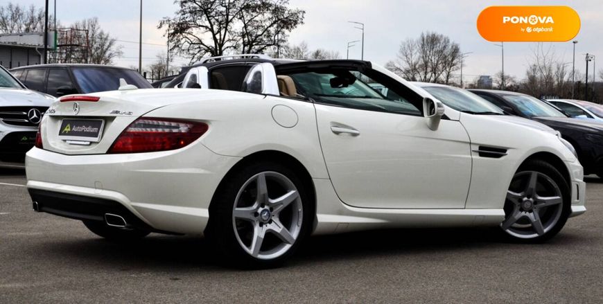 Mercedes-Benz SLK-Class, 2012, Бензин, 1.8 л., 47 тыс. км, Родстер, Белый, Киев 30158 фото