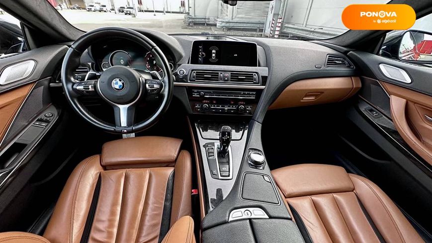 BMW 6 Series, 2017, Бензин, 2.98 л., 77 тыс. км, Купе, Чорный, Киев 46842 фото