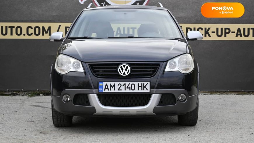 Volkswagen Cross Polo, 2007, Бензин, 1.4 л., 179 тис. км, Хетчбек, Чорний, Бердичів 4740 фото