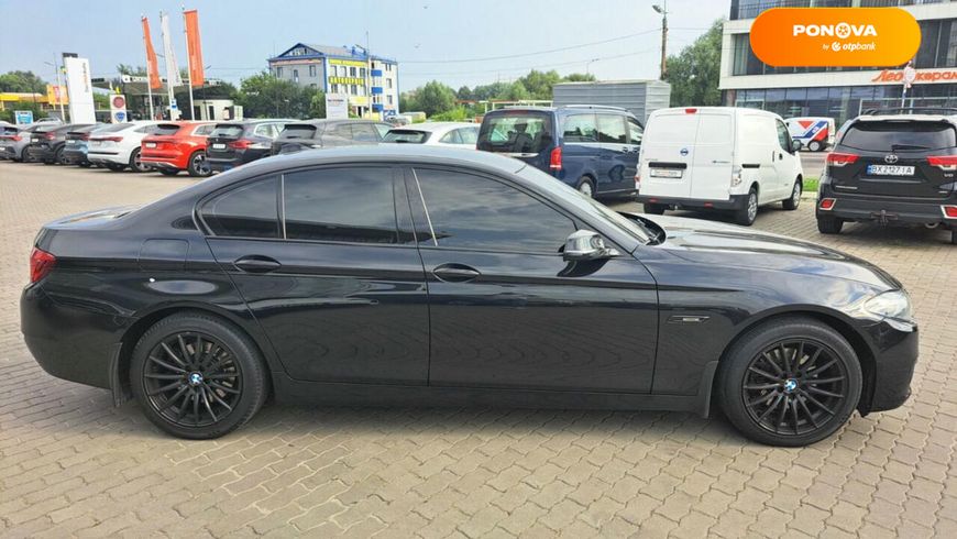 BMW 5 Series, 2015, Дизель, 2 л., 280 тыс. км, Седан, Чорный, Хмельницкий 111009 фото