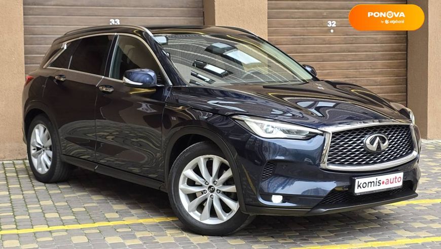 Infiniti QX50, 2018, Бензин, 2 л., 77 тис. км, Позашляховик / Кросовер, Синій, Вінниця 99285 фото