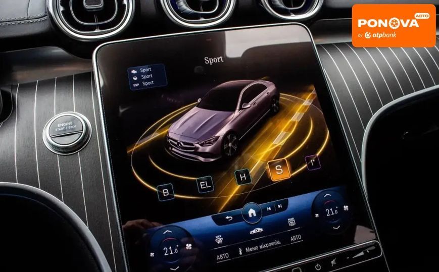 Mercedes-Benz C-Class, 2022 р., Гібрид (PHEV), 38 тис. км, Седан, Чорний, Львів AT-10418204 фото