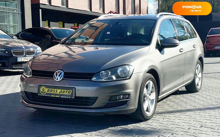 Volkswagen Golf, 2016, Дизель, 2 л., 190 тис. км, Універсал, Сірий, Чернівці 10084 фото