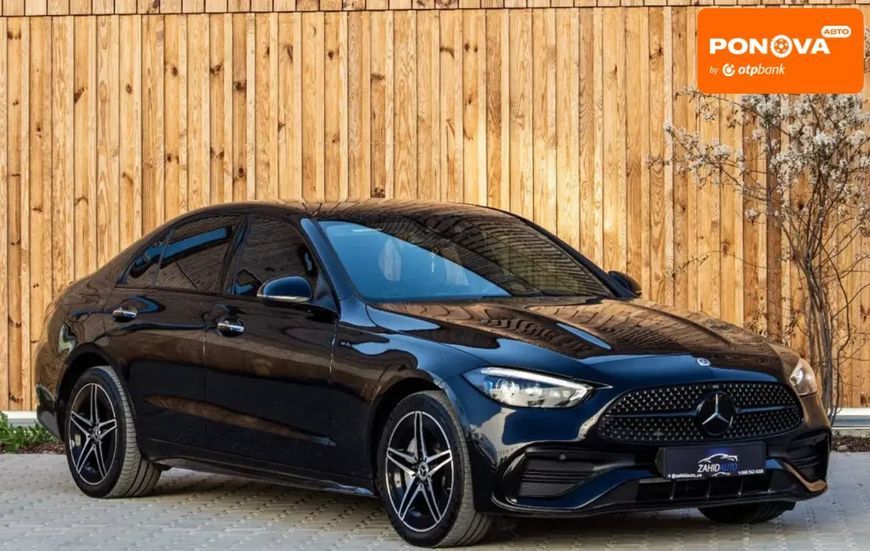 Mercedes-Benz C-Class, 2022 р., Гібрид (PHEV), 38 тис. км, Седан, Чорний, Львів AT-10418204 фото
