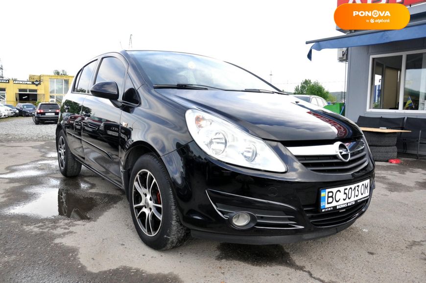 Opel Corsa, 2008, Бензин, 1.23 л., 167 тис. км, Хетчбек, Чорний, Львів 50799 фото