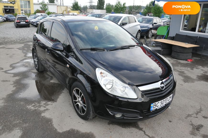 Opel Corsa, 2008, Бензин, 1.23 л., 167 тис. км, Хетчбек, Чорний, Львів 50799 фото