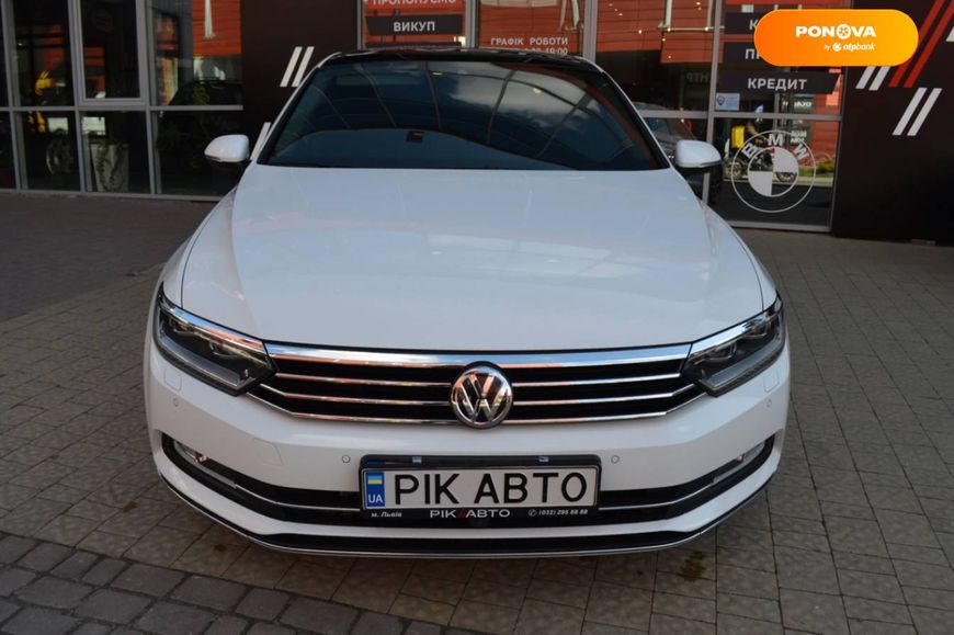 Volkswagen Passat, 2018, Дизель, 2 л., 48 тис. км, Седан, Білий, Львів 42480 фото