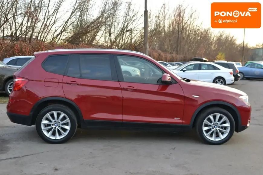 BMW X3, 2017 р., Бензин, 157 тис. км, Позашляховик / Кросовер, Червоний, Луцьк AT-10427588 фото