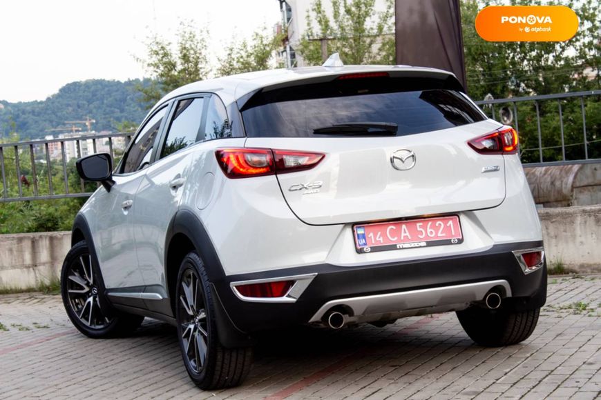 Mazda CX-3, 2016, Бензин, 2 л., 140 тис. км, Позашляховик / Кросовер, Білий, Львів 108429 фото