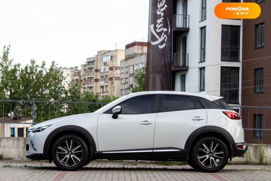 Mazda CX-3, 2016, Бензин, 2 л., 140 тис. км, Позашляховик / Кросовер, Білий, Львів 108429 фото