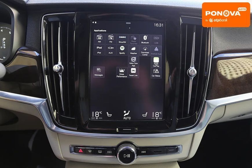 Volvo S90, 2017 р., Бензин, 124 тис. км, Седан, Чорний, Київ AT-10417363 фото