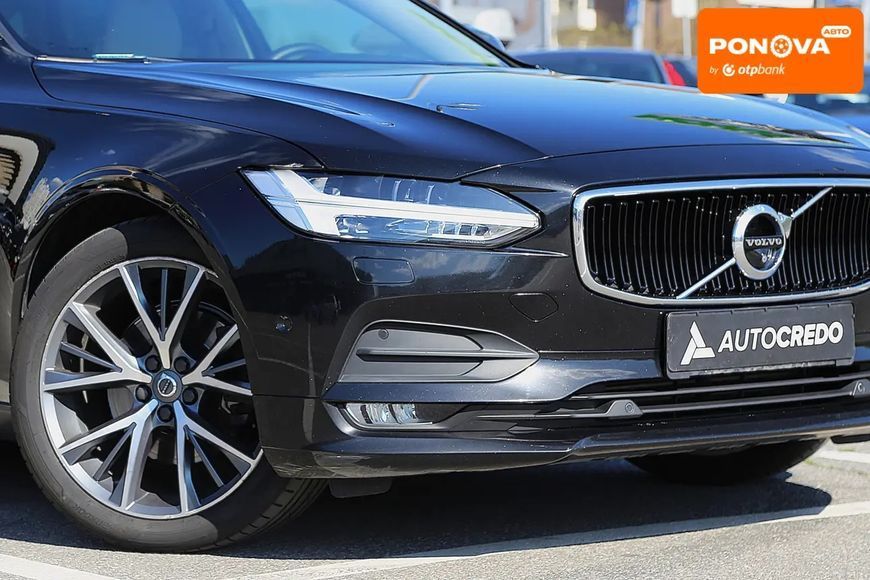 Volvo S90, 2017 р., Бензин, 124 тис. км, Седан, Чорний, Київ AT-10417363 фото