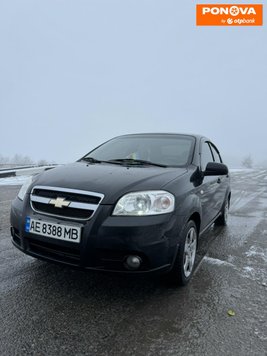 Chevrolet Aveo, 2008, Газ пропан-бутан / Бензин, 1.5 л., 168 тис. км, Седан, Чорний, Дніпро (Дніпропетровськ) Cars-Pr-277373 фото