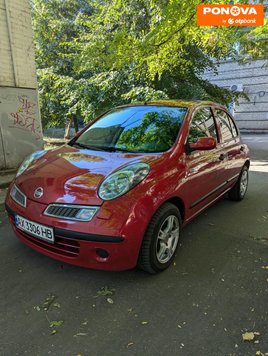 Nissan Micra, 2008, Бензин, 1.2 л., 152 тис. км, Хетчбек, Червоний, Харків Cars-Pr-262461 фото