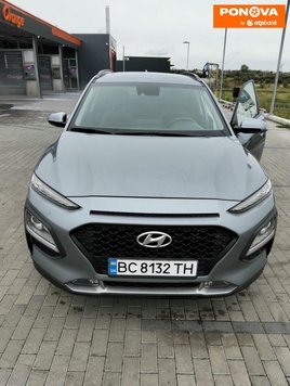 Hyundai Kona, 2019, Гібрид (HEV), 1.58 л., 17 тис. км, Позашляховик / Кросовер, Сірий, Львів Cars-Pr-275824 фото