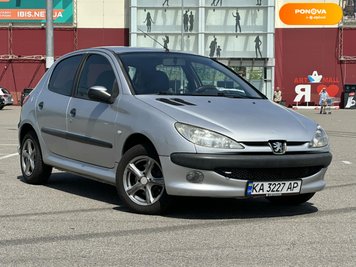 Peugeot 206, 2008, Газ пропан-бутан / Бензин, 1.6 л., 111 тис. км, Хетчбек, Сірий, Київ Cars-Pr-203438 фото