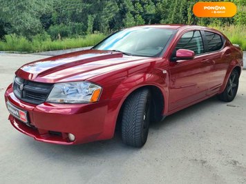 Dodge Avenger, 2008, Газ пропан-бутан / Бензин, 2.4 л., 198 тыс. км, Седан, Красный, Киев 112325 фото