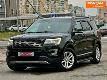 Ford Explorer, 2016, Газ пропан-бутан / Бензин, 3.5 л., 133 тис. км, Позашляховик / Кросовер, Чорний, Київ 280370 фото