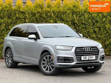 Audi Q7, 2017 р., Бензин, 225 тис. км, Позашляховик / Кросовер, Сірий, Стрий AT-10404706 фото
