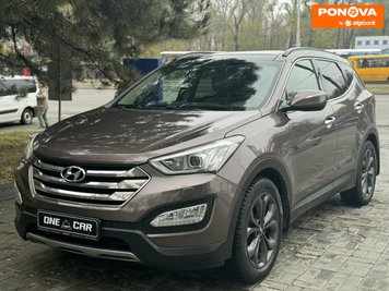 Hyundai Santa FE, 2014, Дизель, 2.2 л., 145 тис. км, Позашляховик / Кросовер, Коричневий, Дніпро (Дніпропетровськ) 280423 фото