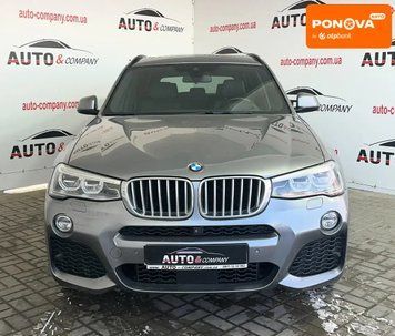 BMW X3, 2017 г., Дизель, 230 тыс. км, Внедорожник / Кроссовер, Серый, Львов AT-10410432 фото