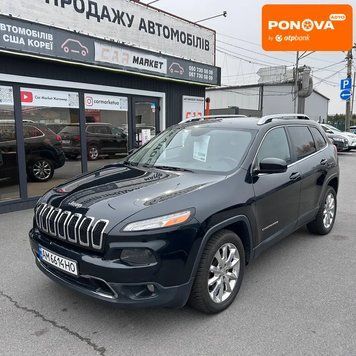 Jeep Cherokee, 2016 р., Бензин, 156 тис. км, Позашляховик / Кросовер, Чорний, Житомир AT-10414540 фото
