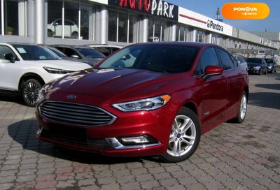 Ford Fusion, 2018, Гібрид (HEV), 2 л., 85 тис. км, Седан, Червоний, Одеса 17426 фото