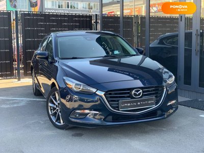 Mazda 3, 2018, Бензин, 2.49 л., 63 тис. км, Хетчбек, Синій, Київ 38952 фото