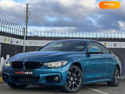 BMW 4 Series, 2018, Бензин, 2 л., 90 тыс. км, Купе, Синий, Киев 37074 фото