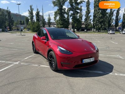 Tesla Model Y, 2023, Електро, 1 тыс. км, Внедорожник / Кроссовер, Красный, Киев Cars-Pr-68670 фото