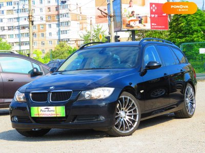 BMW 3 Series, 2007, Бензин, 2 л., 202 тис. км, Універсал, Чорний, Кропивницький (Кіровоград) 49575 фото