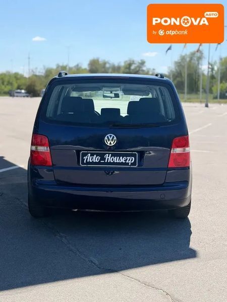 Volkswagen Touran, 2005 г., Газ пропан-бутан / Бензин, 212 тыс. км, Минивен, Синий, Запорожье AT-10417019 фото