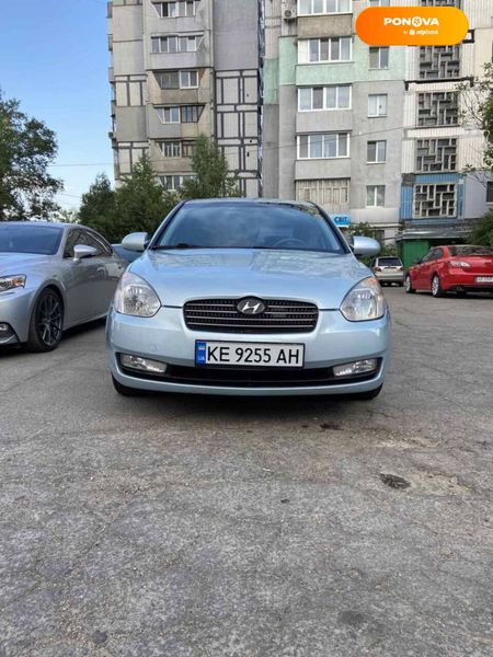 Hyundai Accent, 2008, Бензин, 1.4 л., 133 тис. км, Седан, Сірий, Дніпро (Дніпропетровськ) Cars-Pr-64620 фото