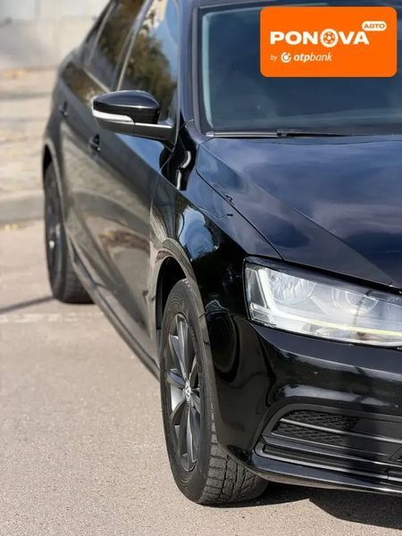 Volkswagen Jetta, 2015 г., Бензин, 224 тыс. км, Седан, Чорный, Запорожье AT-10428965 фото