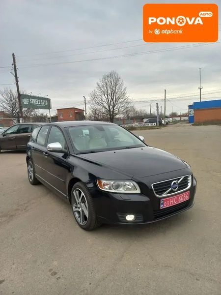 Volvo V50, 2011 р., Дизель, 210 тис. км, Універсал, Чорний, Полтава AT-10409011 фото