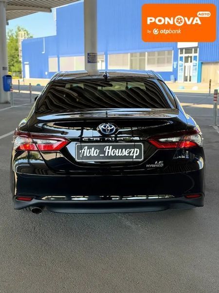 Toyota Camry, 2022 г., Гибрид (HEV), 72 тыс. км, Седан, Чорный, Запорожье AT-10419667 фото