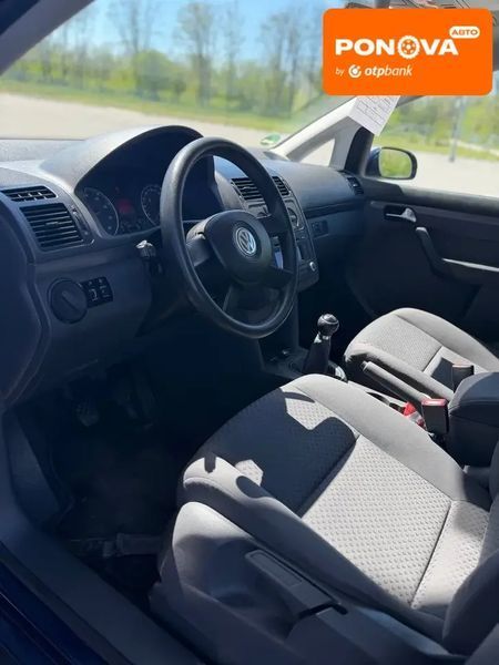 Volkswagen Touran, 2005 г., Газ пропан-бутан / Бензин, 212 тыс. км, Минивен, Синий, Запорожье AT-10417019 фото