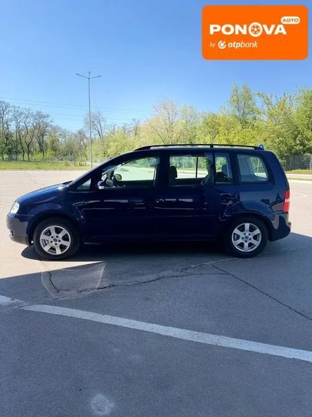 Volkswagen Touran, 2005 г., Газ пропан-бутан / Бензин, 212 тыс. км, Минивен, Синий, Запорожье AT-10417019 фото