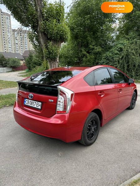 Toyota Prius, 2014, Гібрид (HEV), 1.8 л., 173 тис. км, Хетчбек, Червоний, Київ Cars-Pr-57004 фото