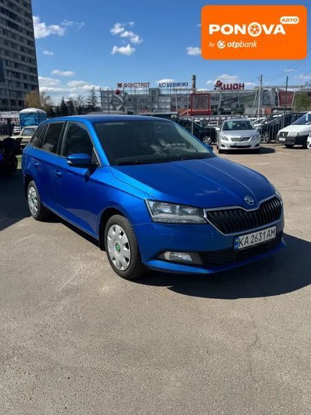 Skoda Fabia, 2020 р., Бензин, 180 тис. км, Універсал, Синій, Київ AT-10415856 фото