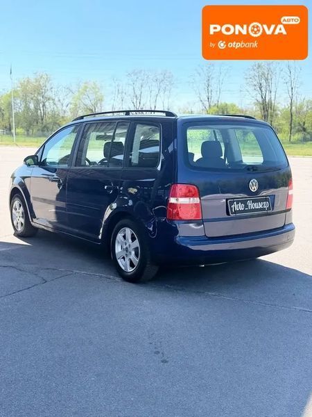 Volkswagen Touran, 2005 г., Газ пропан-бутан / Бензин, 212 тыс. км, Минивен, Синий, Запорожье AT-10417019 фото