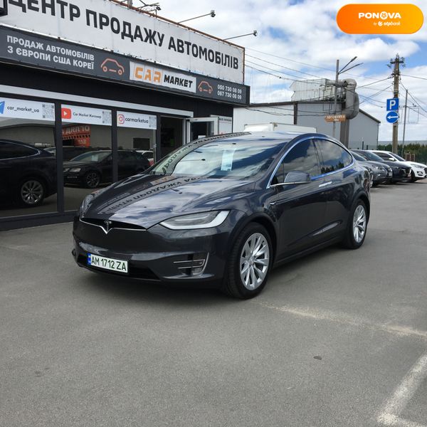 Tesla Model X, 2018, Електро, 181 тис. км, Позашляховик / Кросовер, Сірий, Житомир 109690 фото