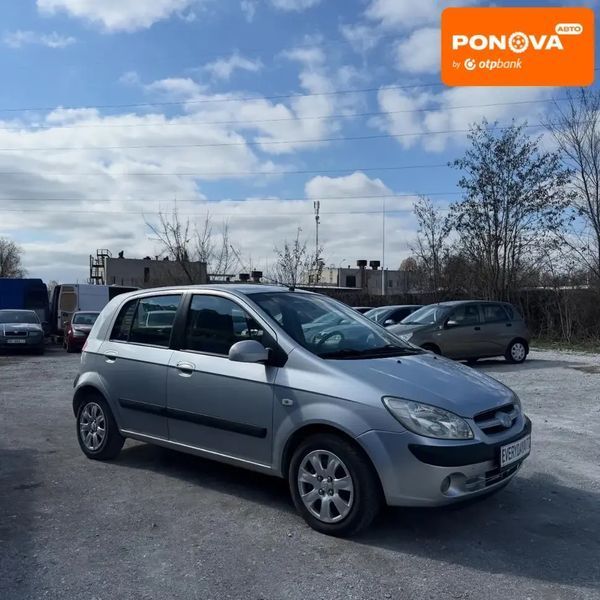 Hyundai Getz, 2006 р., Бензин, 123 тис. км, Хетчбек, Сірий, Дніпро (Дніпропетровськ) AT-10413320 фото