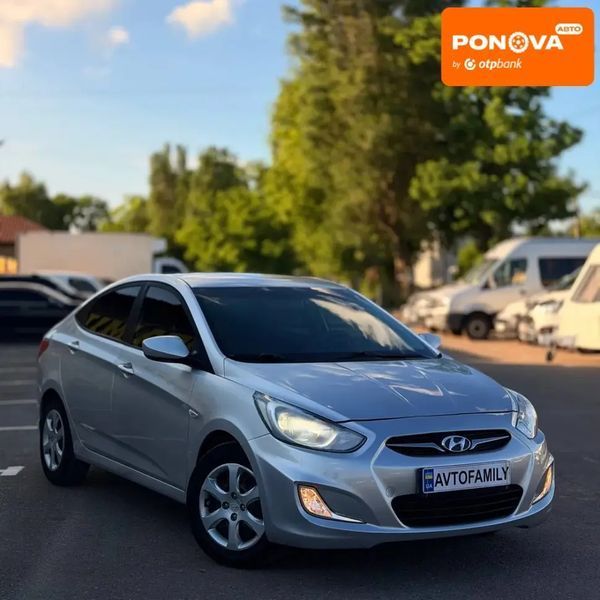 Hyundai Accent, 2011 р., Бензин, 138 тис. км, Седан, Сірий, Дніпро (Дніпропетровськ) AT-10420115 фото