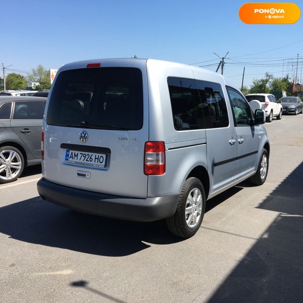 Volkswagen Caddy пасс., 2006, Бензин/Газ, 1.6 л., 234 тис. км, Фургон, Сірий, Житомир 47253 фото