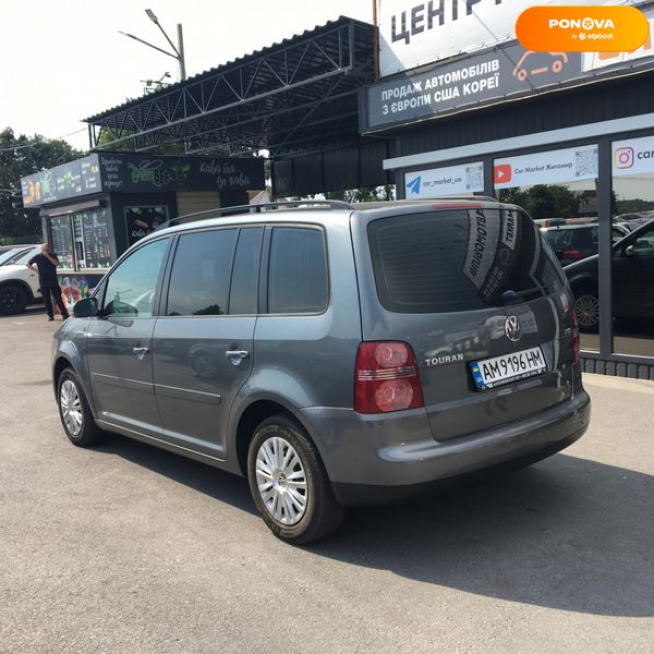 Volkswagen Touran, 2004, Бензин, 1.6 л., 225 тис. км, Мінівен, Сірий, Житомир 110500 фото