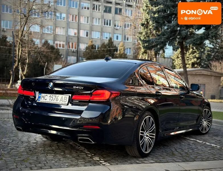 BMW 5 Series, 2018 р., Бензин, 105 тис. км, Седан, Чорний, Львів AT-10401978 фото