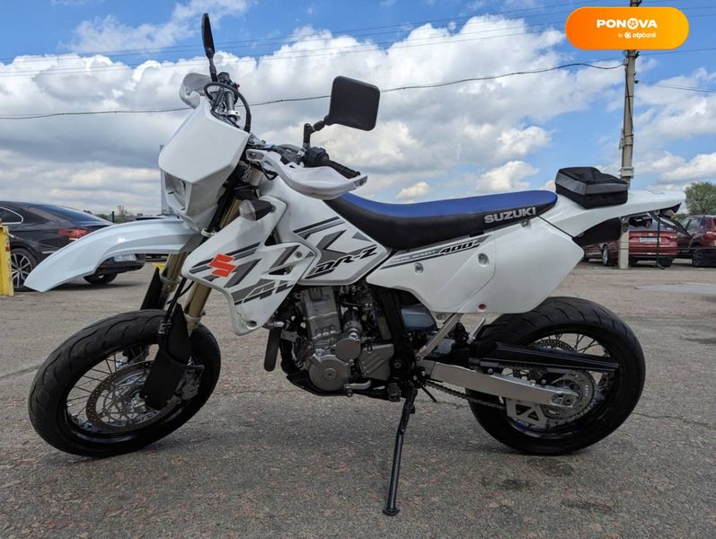 Suzuki DR-Z 400SM, 2021, Бензин, 3 тис. км, Мотоцикл Супермото (Motard), Білий, Київ moto-37930 фото