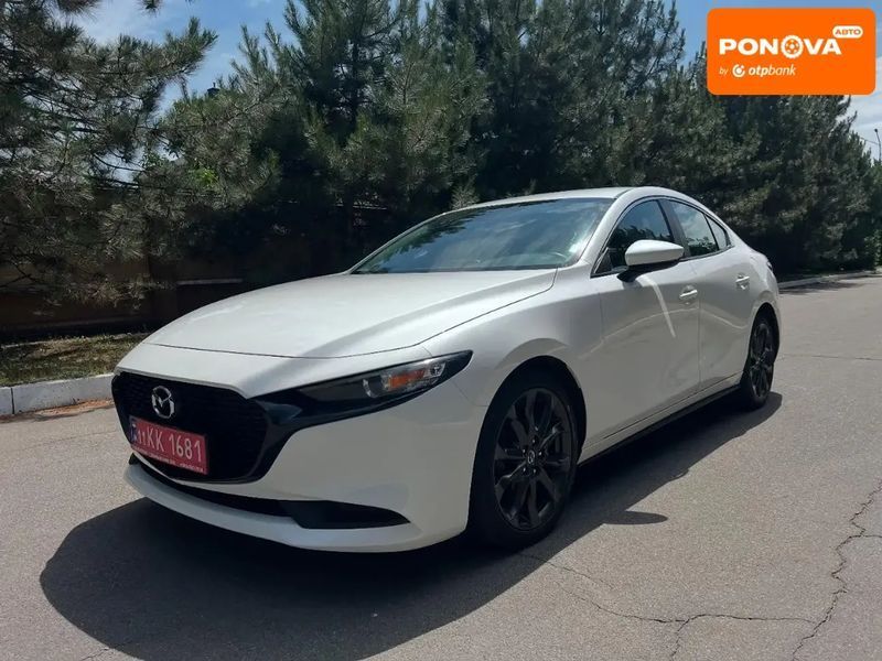 Mazda 3, 2019 г., Бензин, 135 тыс. км, Седан, Белый, Днепр (Днепропетровск) AT-10407683 фото
